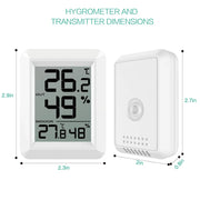 ORIA Digital Thermometer LCD Indoor Outdoor Thermometer