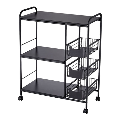 Multifunction 4 Tire Large Carbon Steel and Wooden
