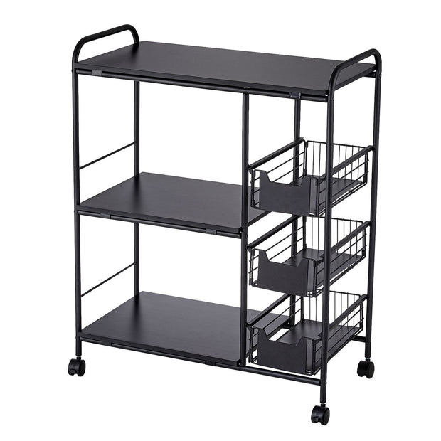 Multifunction 4 Tire Large Carbon Steel and Wooden