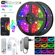 Rgb 5050 Led Strip Lights for Bedroom Bluetooth